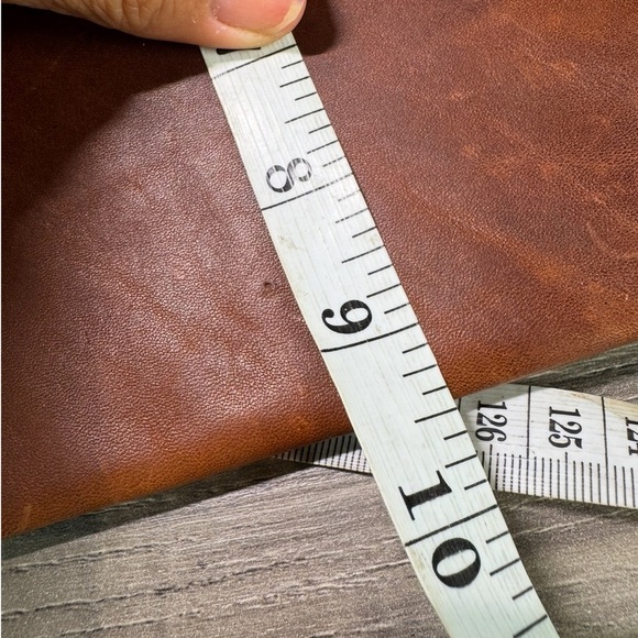 Handmade Leather Envelope Clutch/Shoulder bag STUNNING - Picture 7 of 11